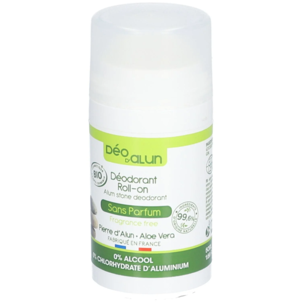 Déodorant Roll-on MKL Alun blanc et vert